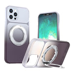 Custodia per telefono con supporto girevole a 360 gradi e finitura effetto pelle fantasma., For iPhone 12 Pro Max, For iPhone 11