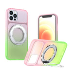 Custodia per telefono con supporto girevole a 360 gradi e finitura effetto pelle fantasma., For iPhone 14 / 13, For iPhone 14 Pro, For iPhone 14 Pro Max, For iPhone 13 Pro Max, For iPhone 13 Pro, For iPhone 12 / 12 Pro