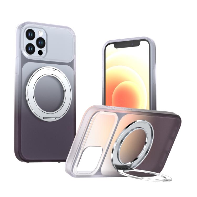 Custodia per telefono con supporto girevole a 360 gradi e finitura effetto pelle fantasma., For iPhone 14 / 13, For iPhone 14 Pro, For iPhone 14 Pro Max, For iPhone 13 Pro Max, For iPhone 13 Pro, For iPhone 12 / 12 Pro