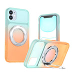 Custodia per telefono con supporto girevole a 360 gradi e finitura effetto pelle fantasma., For iPhone 12 Pro Max, For iPhone 11