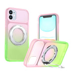 Custodia per telefono con supporto girevole a 360 gradi e finitura effetto pelle fantasma., For iPhone 12 Pro Max, For iPhone 11