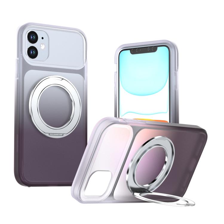 Custodia per telefono con supporto girevole a 360 gradi e finitura effetto pelle fantasma., For iPhone 12 Pro Max, For iPhone 11