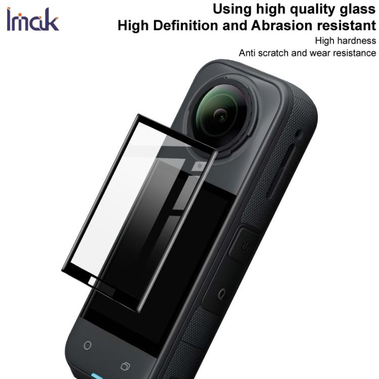 Pellicola in vetro temperato curvo 3D per action camera Imak, For Insta360 X6, For Insta360 X5