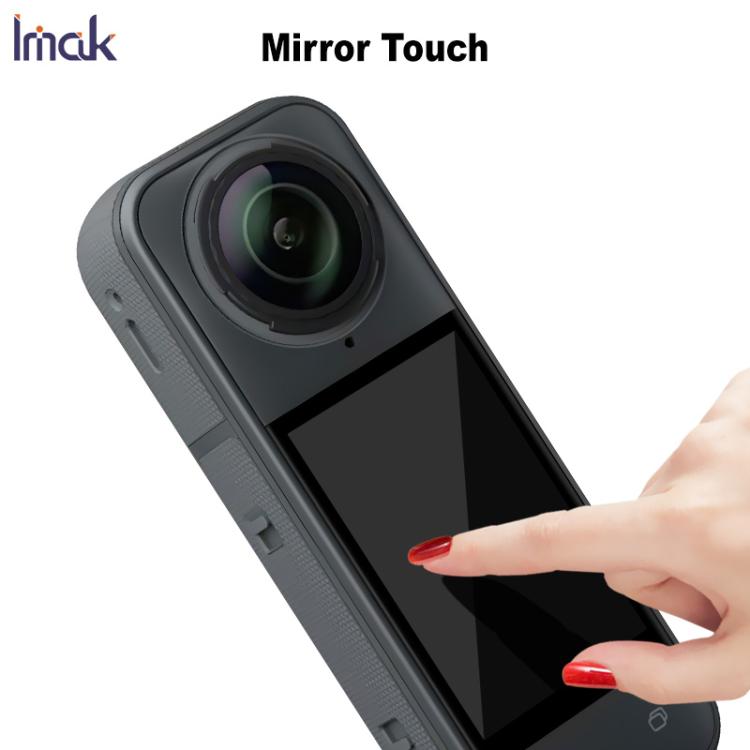Pellicola in vetro temperato curvo 3D per action camera Imak, For Insta360 X6, For Insta360 X5