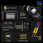 Telecamera per microscopio industriale MECHANIC Action 2 Pro 4K HD con supporto per misurazioni multimetro