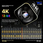 Telecamera per microscopio industriale MECHANIC Action 2 Pro 4K HD con supporto per misurazioni multimetro