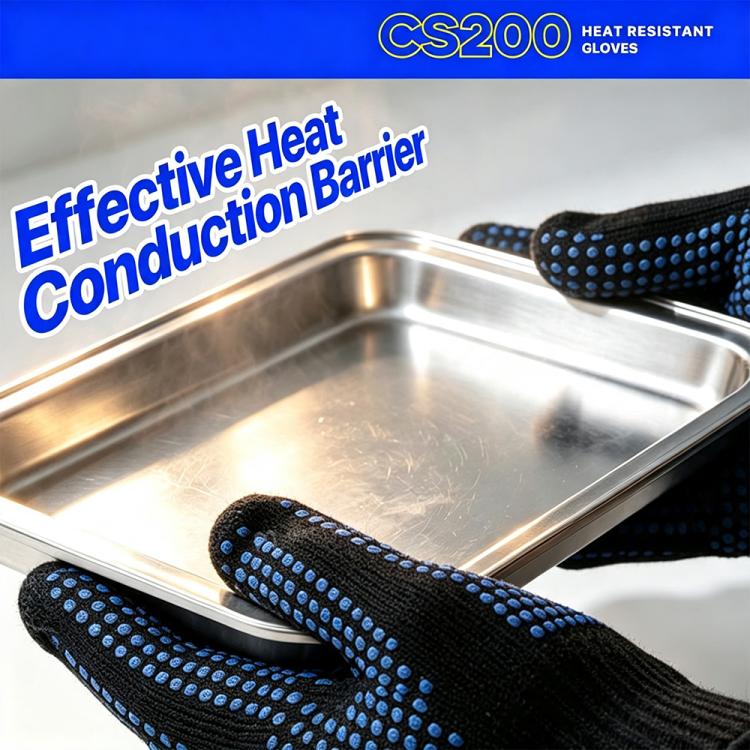 Guanti antiscivolo MECHANIC CS200 resistenti all'usura, traspiranti, resistenti alle alte temperature e ad assorbimento del sudore.