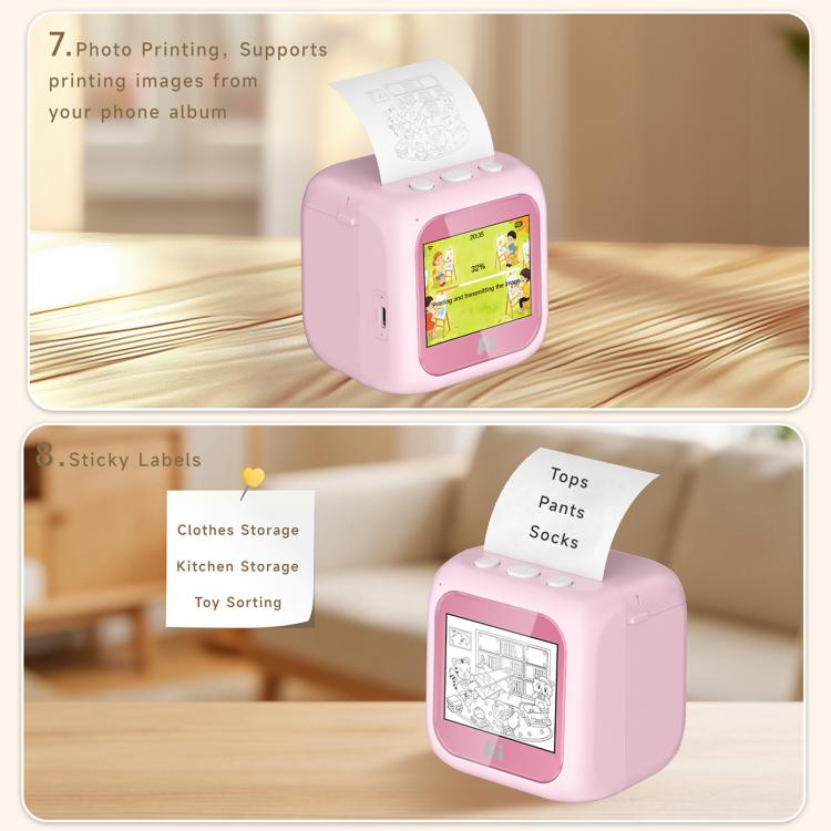 Stampante intelligente per bambini B6 AI con schermo da 2,8 pollici