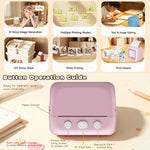 Stampante intelligente per bambini B6 AI con schermo da 2,8 pollici