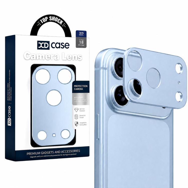 XDcase - Protezione per obiettivo fotografico in metallo, piatta e cava., For iPhone 18, For iPhone 18 Pro, For iPhone 18 Pro Max