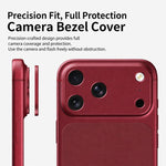 XDcase - Protezione per obiettivo fotografico in metallo, piatta e cava., For iPhone 18, For iPhone 18 Pro, For iPhone 18 Pro Max