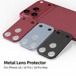 XDcase - Protezione per obiettivo fotografico in metallo, piatta e cava., For iPhone 18, For iPhone 18 Pro, For iPhone 18 Pro Max
