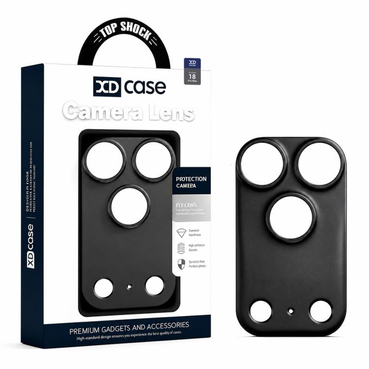 XDcase - Protezione per obiettivo fotografico cava in lega di titanio, For iPhone 18, For iPhone 18 Pro, For iPhone 18 Pro Max