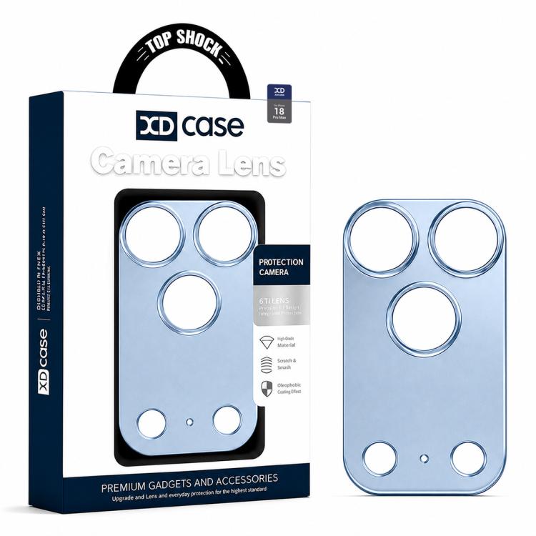 XDcase - Protezione per obiettivo fotografico cava in lega di titanio, For iPhone 18, For iPhone 18 Pro, For iPhone 18 Pro Max