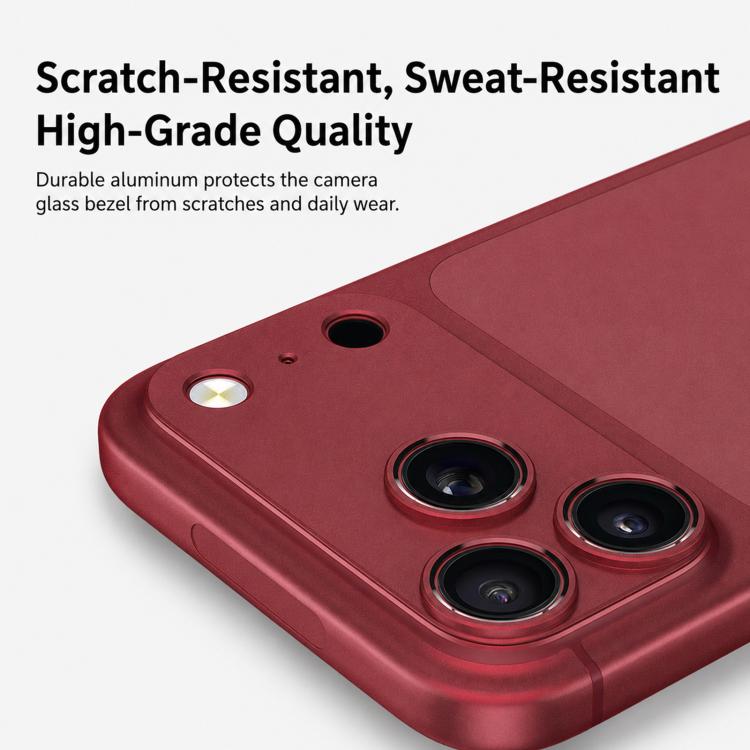 XDcase - Protezione per obiettivo fotografico cava in lega di titanio, For iPhone 18, For iPhone 18 Pro, For iPhone 18 Pro Max