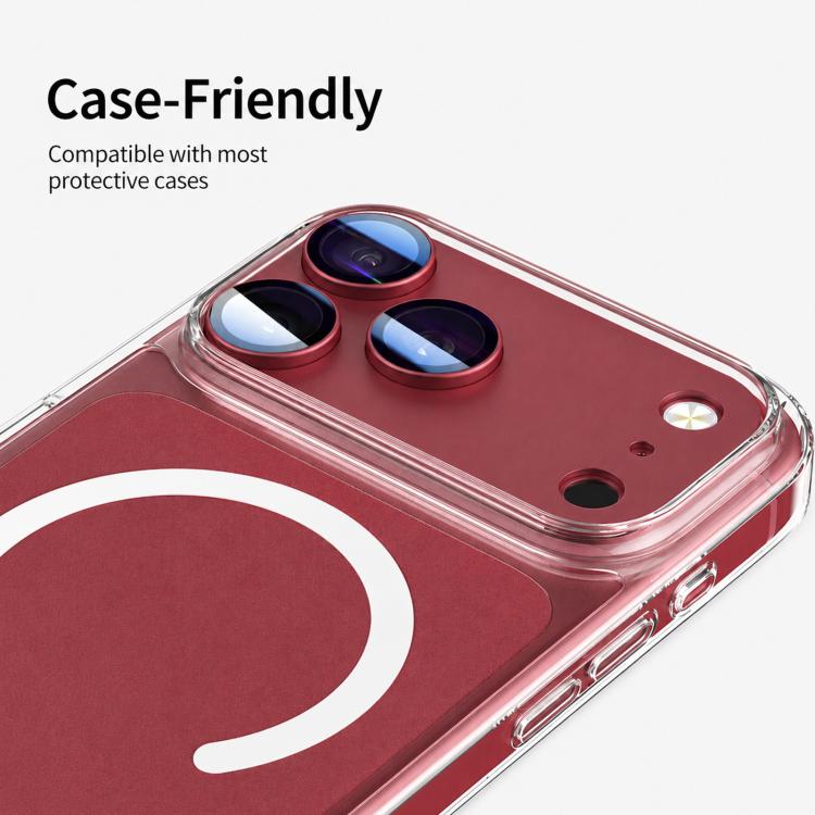 Pellicola anulare in metallo satinato a copertura totale per obiettivo fotografico XDcase Armor, For iPhone 18, For iPhone 18 Pro, For iPhone 18 Pro Max