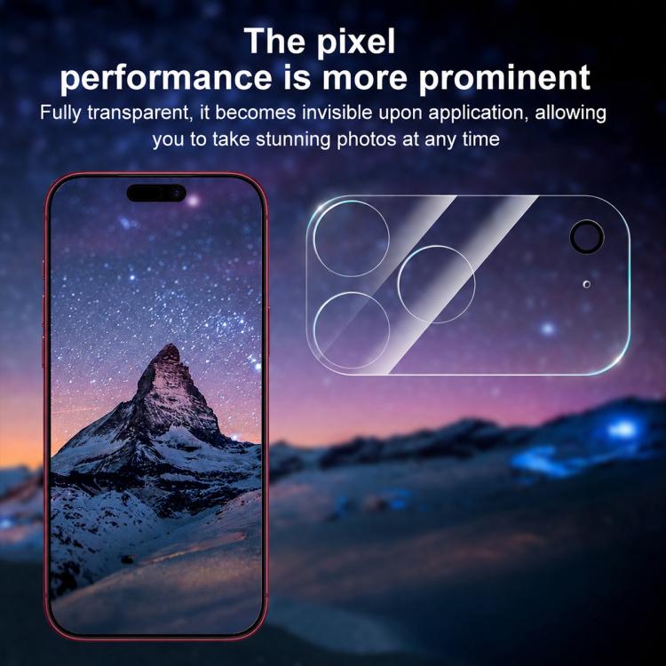 Pellicola per fotocamera XDcase con vetro temperato integrato trasparente, For iPhone 18, For iPhone 18 Pro, For iPhone 18 Pro Max