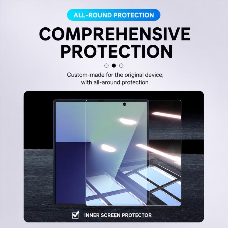 XDcase Confezione da 5 Pellicole protettive in vetro temperato anti-spionaggio con stampa serigrafica, For Galaxy Z Fold8 5G Outer Screen, For Galaxy Z Fold8 Ultra 5G Outer Screen, For Galaxy Z Flip8 5G Outer Screen, For Galaxy Z Flip7 5G Outer Screen