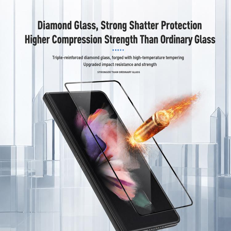 Pellicola protettiva in vetro temperato HD serigrafata XDcase, confezione da 5 pezzi., For GalaxyZ Fold8 5G Outer Screen, For Galaxy Z Fold8 Ultra 5G Outer Screen, For Galaxy Z Flip8 5G Outer Screen, For Galaxy Z Flip7 5G Outer Screen