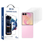 Pellicola protettiva in vetro temperato HD trasparente XDcase, confezione da 5 pezzi., For GalaxyZ Fold8 5G Outer Screen, For Galaxy Z Fold8 Ultra 5G Outer Screen, For Galaxy Z Flip8 5G Outer Screen