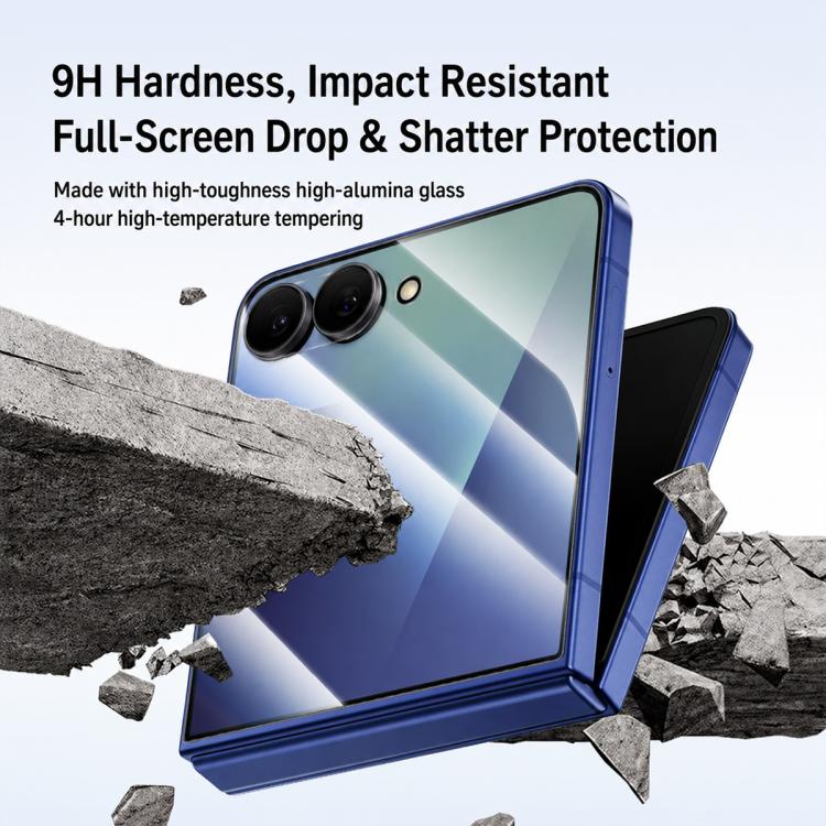 Pellicola protettiva in vetro temperato HD trasparente XDcase, confezione da 5 pezzi., For GalaxyZ Fold8 5G Outer Screen, For Galaxy Z Fold8 Ultra 5G Outer Screen, For Galaxy Z Flip8 5G Outer Screen