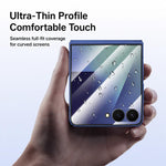 Pellicola protettiva in vetro temperato HD trasparente XDcase, confezione da 5 pezzi., For GalaxyZ Fold8 5G Outer Screen, For Galaxy Z Fold8 Ultra 5G Outer Screen, For Galaxy Z Flip8 5G Outer Screen