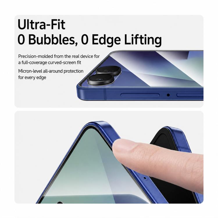 Pellicola protettiva in vetro temperato HD trasparente XDcase, confezione da 5 pezzi., For GalaxyZ Fold8 5G Outer Screen, For Galaxy Z Fold8 Ultra 5G Outer Screen, For Galaxy Z Flip8 5G Outer Screen