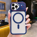 Custodia magnetica per telefono Mirror Shield dai colori iridescenti, For iPhone 13 Pro