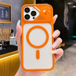 Custodia magnetica per telefono Mirror Shield dai colori iridescenti, For iPhone 13 Pro