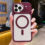 Custodia magnetica per telefono Mirror Shield dai colori iridescenti, For iPhone 13 Pro