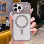 Custodia magnetica per telefono Mirror Shield dai colori iridescenti, For iPhone 13 Pro