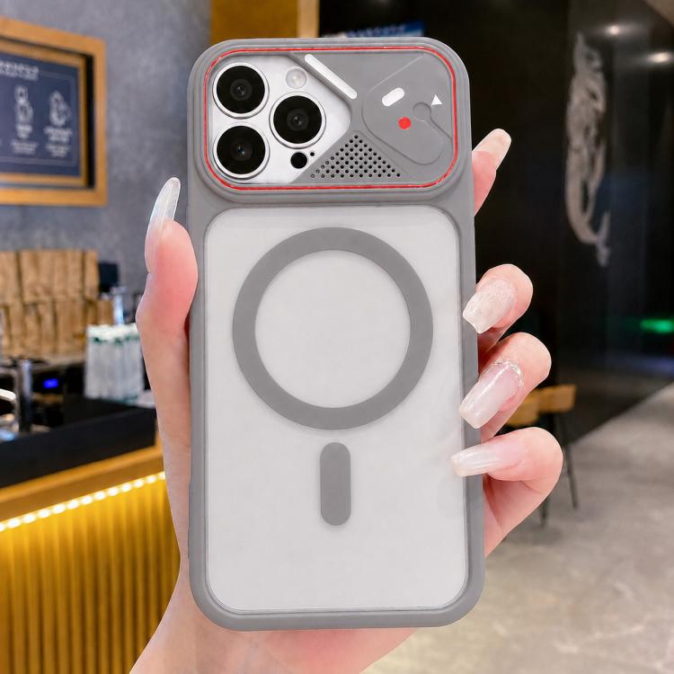 Custodia magnetica per telefono Mirror Shield dai colori iridescenti, For iPhone 13 Pro