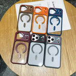 Custodia magnetica per telefono Mirror Shield dai colori iridescenti, For iPhone 13 Pro