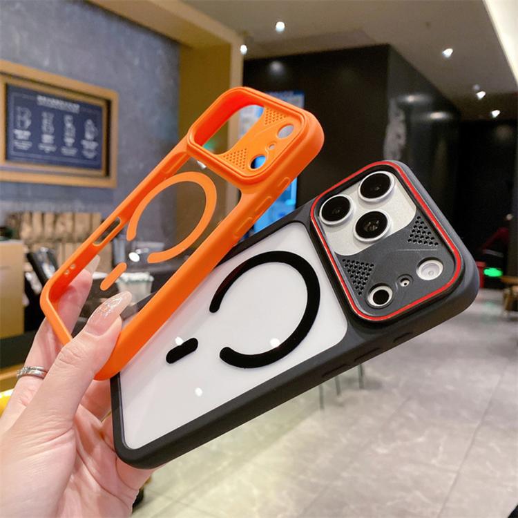 Custodia magnetica per telefono Mirror Shield dai colori iridescenti, For iPhone 13 Pro