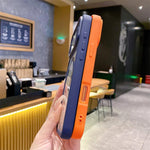 Custodia magnetica per telefono Mirror Shield dai colori iridescenti, For iPhone 13 Pro