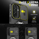 Custodia per telefono con anello scorrevole per fotocamera, For Samsung Galaxy A27 5G