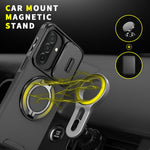 Custodia per telefono con anello scorrevole per fotocamera, For Samsung Galaxy A27 5G