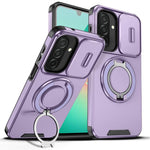 Custodia per telefono con anello scorrevole per fotocamera, For Samsung Galaxy A27 5G