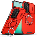 Custodia per telefono con anello scorrevole per fotocamera, For Samsung Galaxy A27 5G