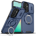 Custodia per telefono con anello scorrevole per fotocamera, For Samsung Galaxy A27 5G