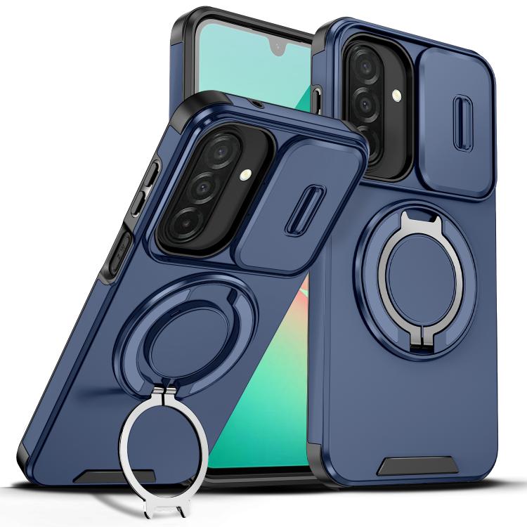 Custodia per telefono con anello scorrevole per fotocamera, For Samsung Galaxy A27 5G