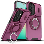Custodia per telefono con anello scorrevole per fotocamera, For Samsung Galaxy A27 5G