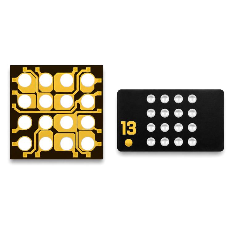 Chip di riparazione del reticolo frontale a 16 pin AY, For iPhone 15 Series, For iPhone 13-14 Series