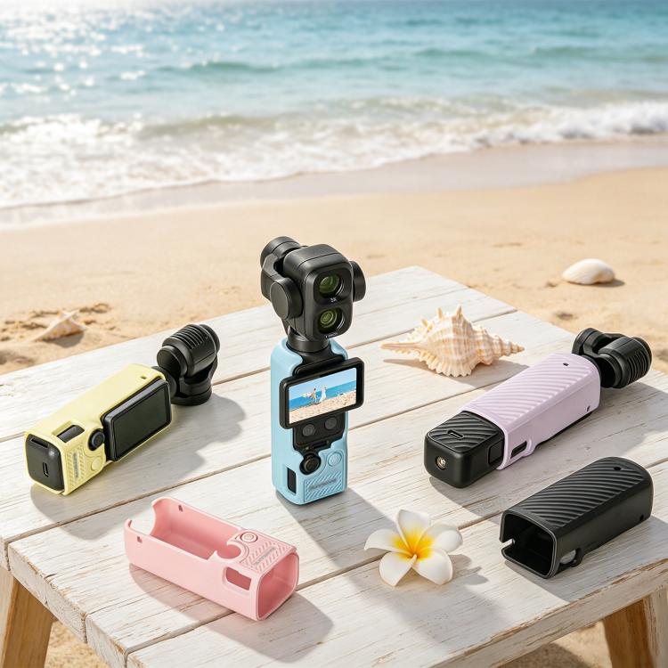 Cover protettiva morbida in TPU Sunnylife per action camera., For DJI Osmo Pocket 4P / 4 / 3