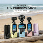 Cover protettiva morbida in TPU Sunnylife per action camera., For DJI Osmo Pocket 4P / 4 / 3