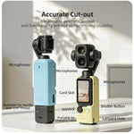 Cover protettiva morbida in TPU Sunnylife per action camera., For DJI Osmo Pocket 4P / 4 / 3