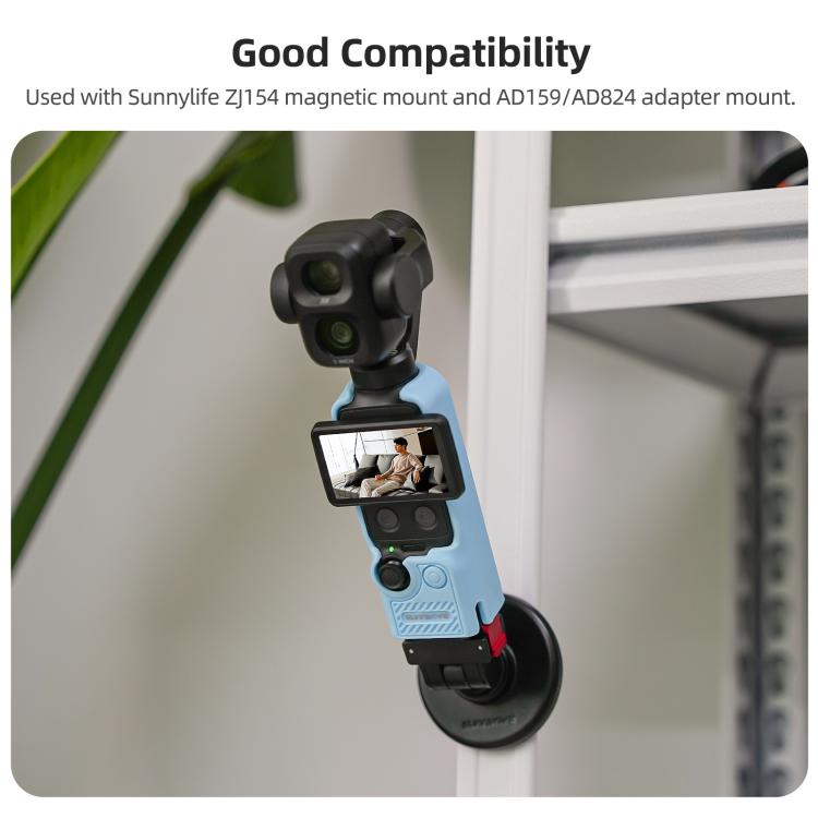 Cover protettiva morbida in TPU Sunnylife per action camera., For DJI Osmo Pocket 4P / 4 / 3