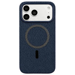 Custodia magnetica per telefono in TPU ibrido acrilico con texture a rombi., For iPhone 17 Pro Max, For iPhone 17 Pro, For iPhone 17
