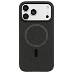 Custodia magnetica per telefono in TPU ibrido acrilico con texture a rombi., For iPhone 17 Pro Max, For iPhone 17 Pro, For iPhone 17