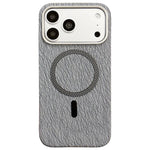 Custodia magnetica per telefono in TPU ibrido acrilico con texture a rombi., For iPhone 17 Pro Max, For iPhone 17 Pro, For iPhone 17
